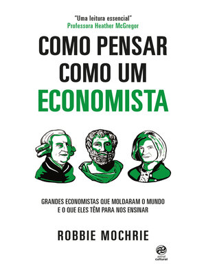 cover image of Como pensar como um economista